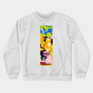 Cats Tower Crewneck Sweatshirt